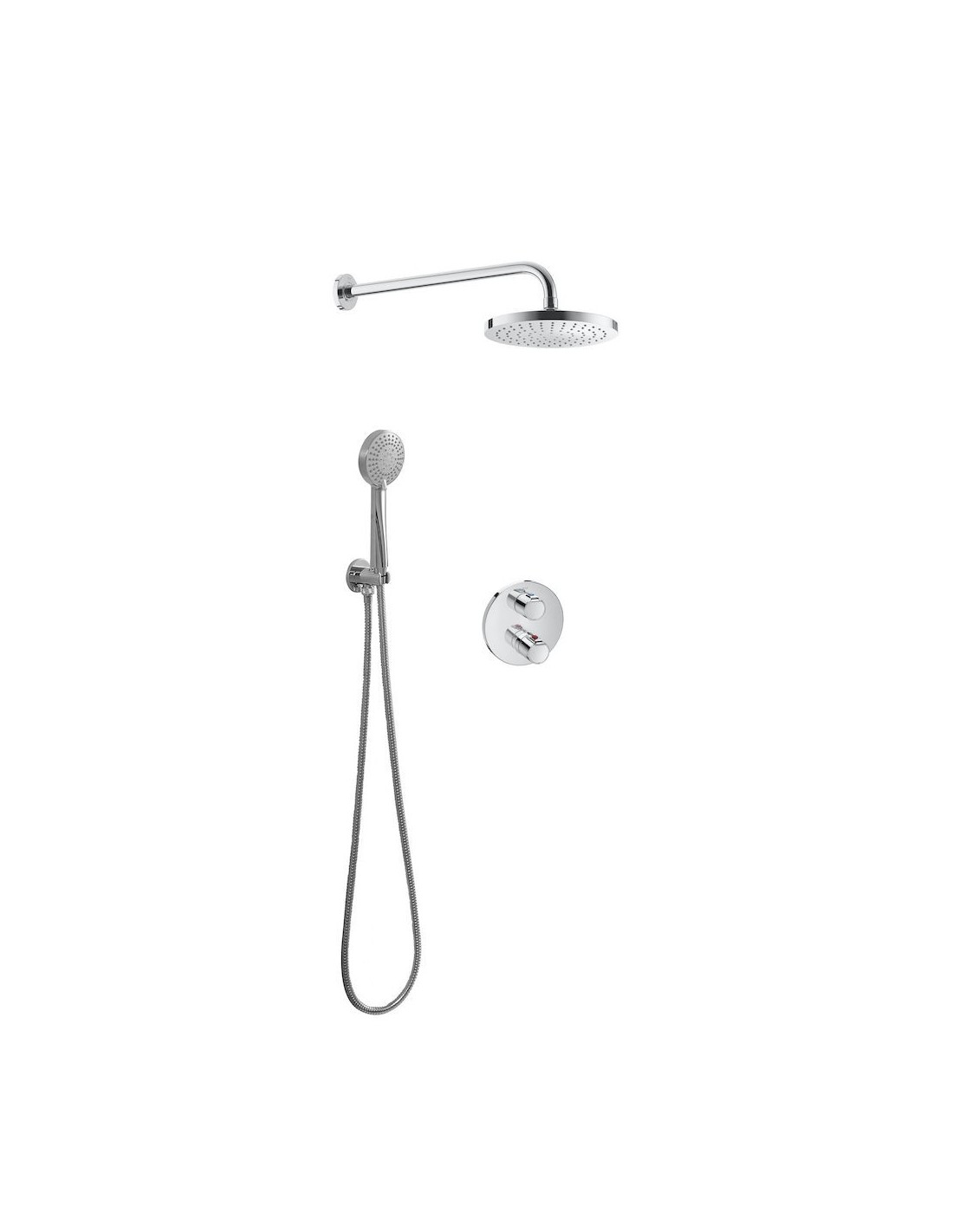 Grifo termostático para baño-ducha Roca T-2000 cromado