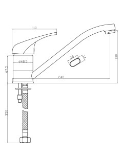 Grifo de cocina G4014. Principal 2
