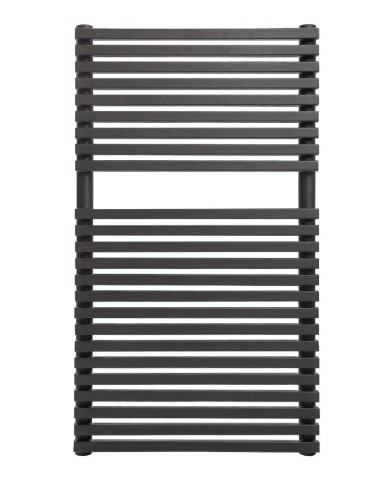Radiador toallero curvo negro 50x 116 cm