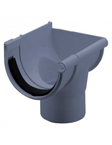 Bajada canalón exterior derecha gris. Principal