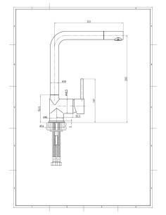 Grifo de cocina GF101. Principal 2