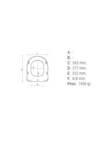Tabloncillo MILOS WOODLINE blanco de ESTOLI. Medidas
