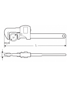 Llave Stilson SUPER-EGO 2