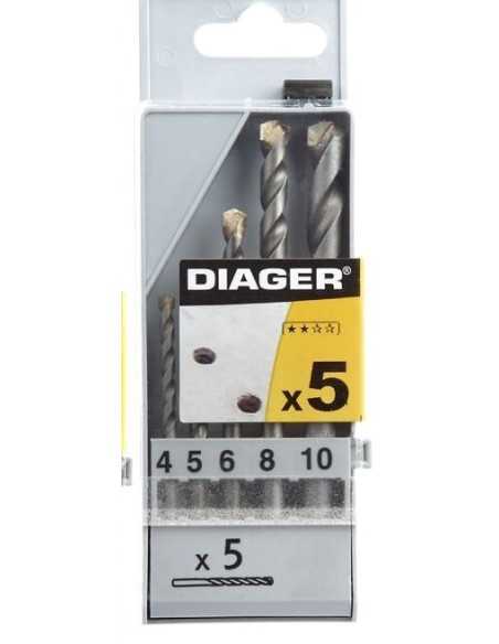 Juego 5 brocas 4-5-6-8-10. Principal