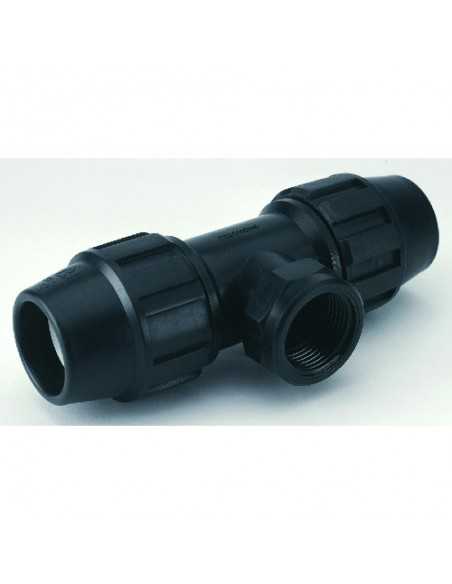 Te mixta rosca H PE polietileno. Principal