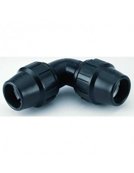 Codo 90º PE polietileno negro. Principal