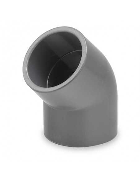 Codo PVC presión 45º (Pegar). Principal