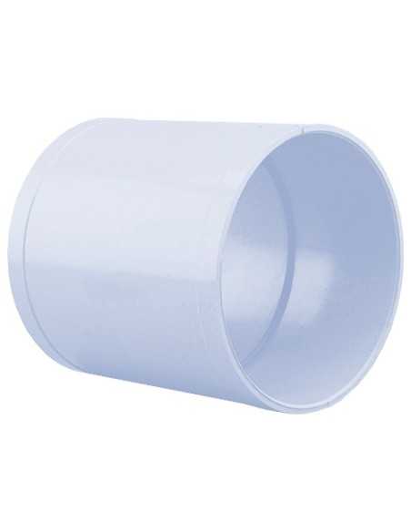 Manguito bajada circular Ø90 blanco. Principal