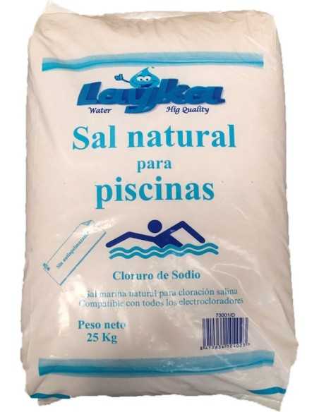 Sal marina natural para piscinas saco 25 kilos. Principal