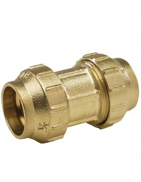 Racor recto latón para PE. Principal