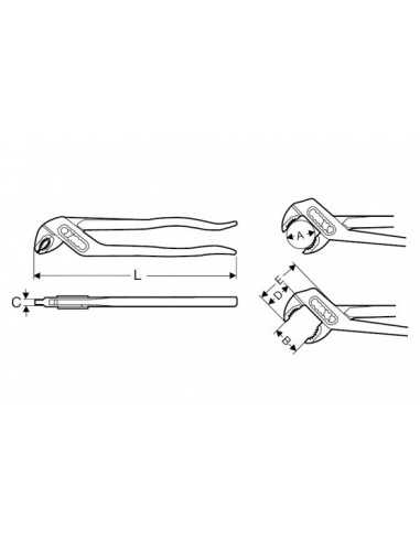 Tenaza canal SUPER-EGO