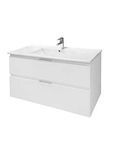 Mueble de baño KARMA blanco mate. Frente