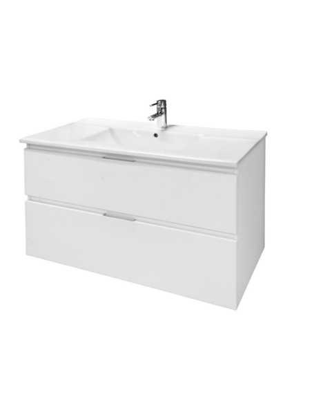 Mueble de baño KARMA blanco mate. Frente