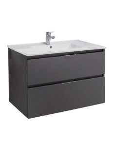 Mueble de baño suspendido blanco o grafito · Pereda 2