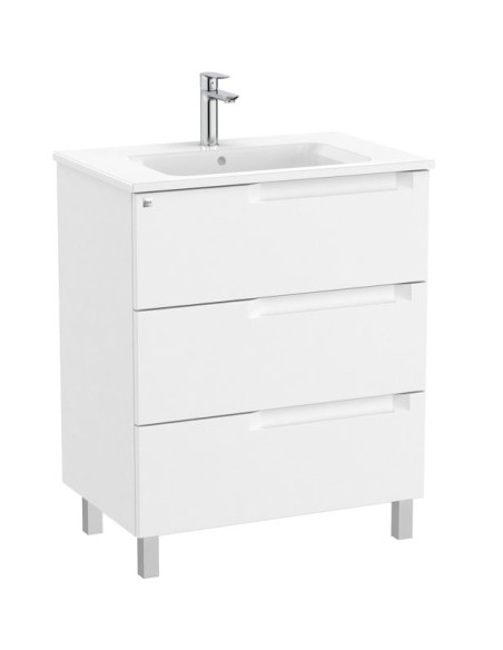 Mueble de baño UNIK ALEYDA de Roca blanco mate 70 cm