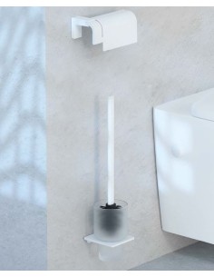 Escobillero baño ELETECH blanco SONIA. Principal 2