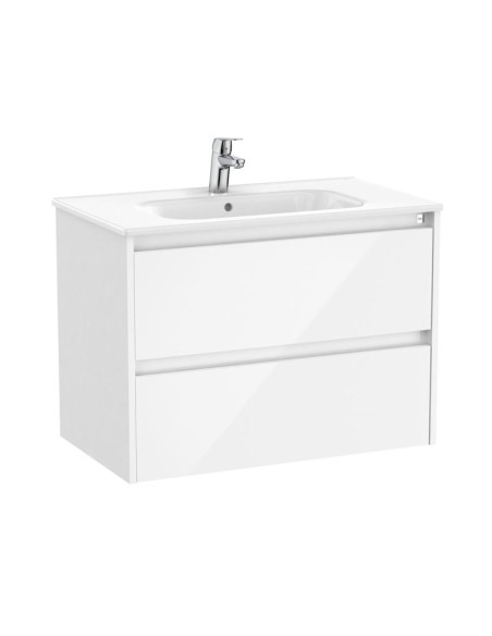 Mueble de baño UNIK TENET de Roca blanco brillo 80cm