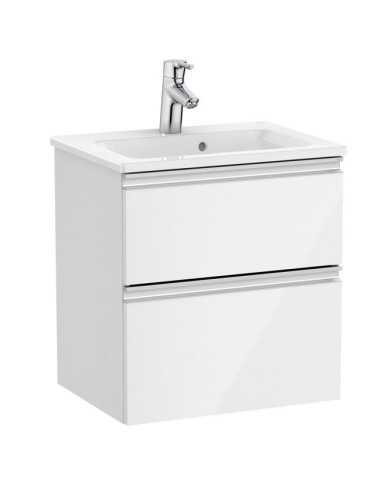 Mueble de baño UNIK THE GAP blanco brillo 50x38