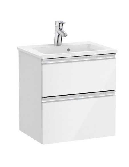 Mueble de baño UNIK THE GAP blanco brillo 50x38