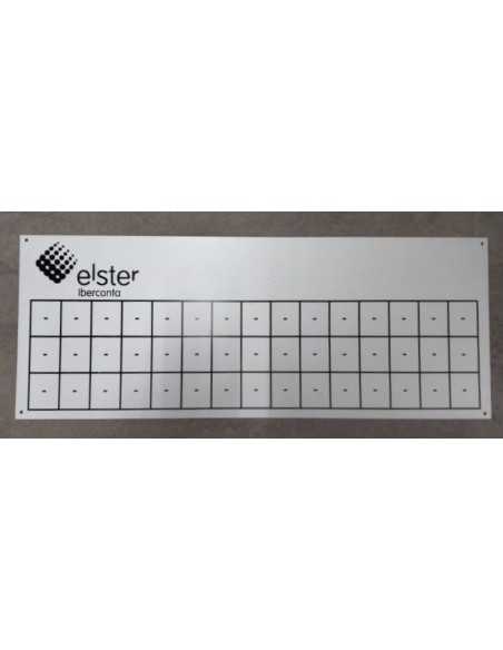 Placa identificación batería 45x3 filas. Principal