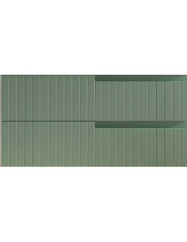 Mueble de baño verde CLAIR. Frente