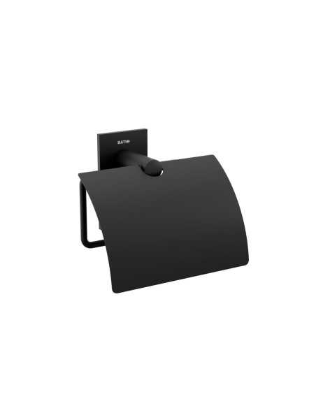 Portarrollos baño con tapa STICK negro COSMIC. Principal Portarrollos baño con tapa STICK negro COSMIC. Principal