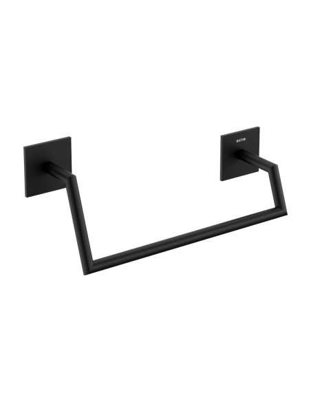 Toallero baño aro STICK negro COSMIC. Principal