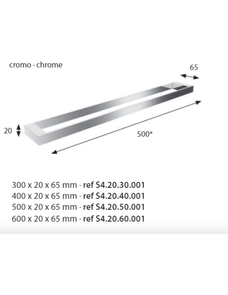 Toallero baño 30cm NOVA. Principal Toallero baño 30cm NOVA. Principal