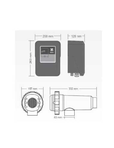 Clorador salino para piscina ZODIAC EI