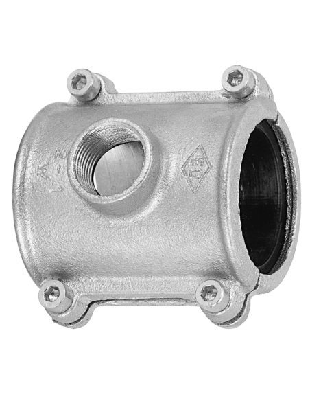 Gebo abrazadera tapaporos con toma DT. Principal