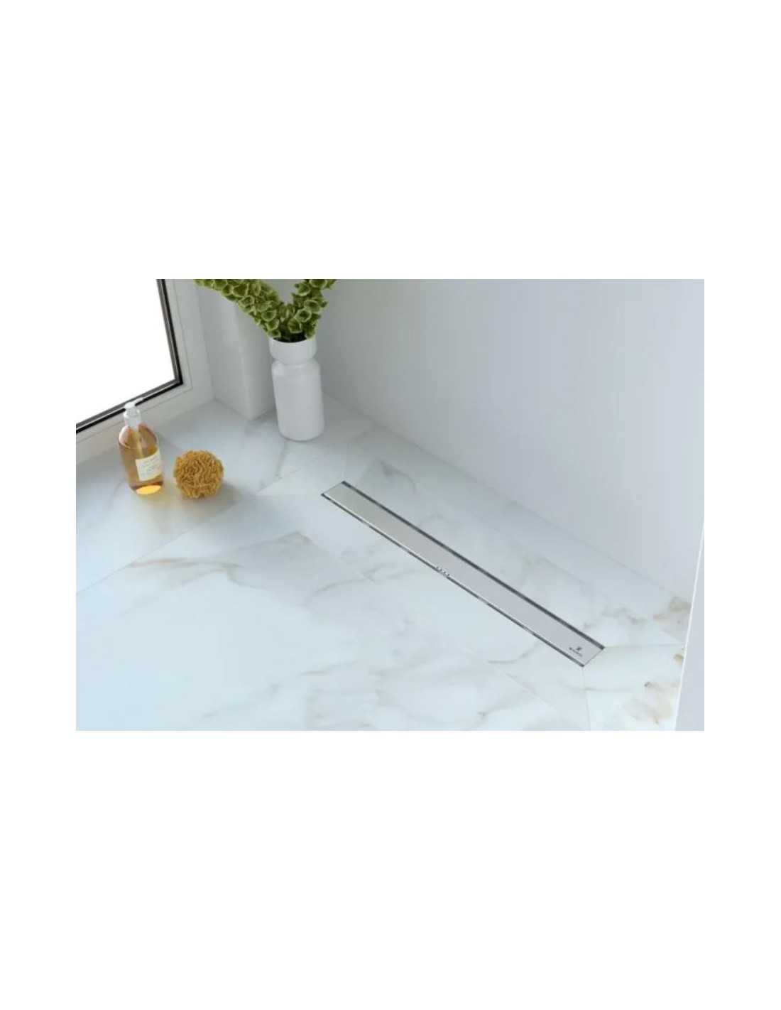 Rejilla ducha Para Revestimiento Ac. Inox -60cm -RG-8299-60