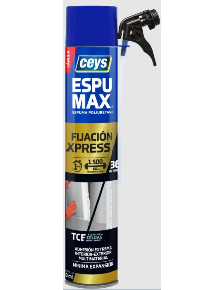 Espuma poliuretano ESPUMAX de CEYS 750 ml. Principal