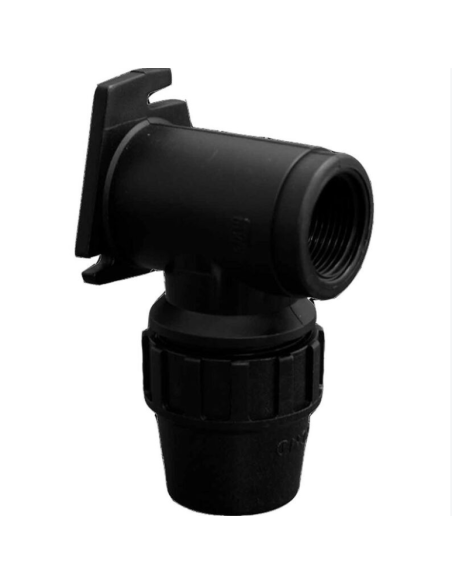 Codo placa grifo polietileno. Principal