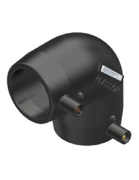 Codo 90º polietileno electrosoldable. Principal
