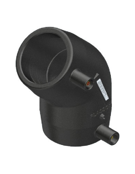 Codo 45º polietileno electrosoldable. Principal