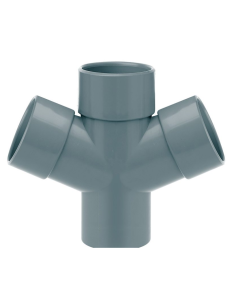 Injerto doble 67º PVC DESAGÜE. Principal