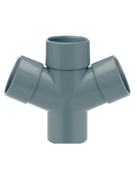 Injerto doble 67º PVC DESAGÜE. Principal