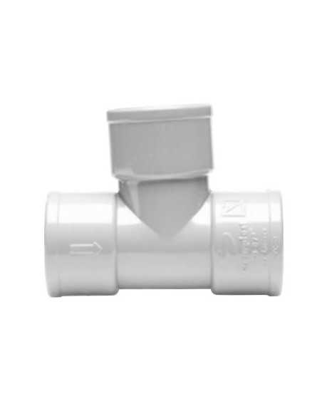 Injerto 87º HH PVC DESAGÜE blanco
