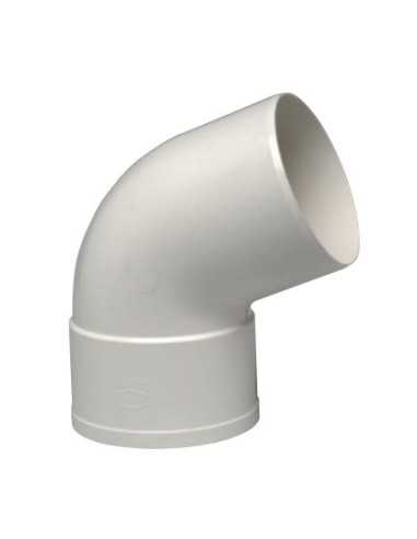 Codo 45º MH PVC DESAGÜE blanco