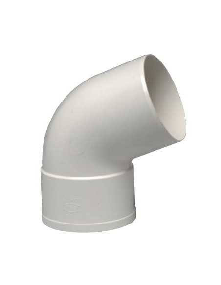 Codo 45º MH PVC DESAGÜE blanco