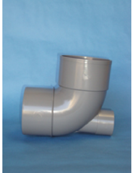 Codo una toma 87º PVC DESAGÜE. Principal