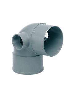 Codo 87º PVC triple toma HH. Principal