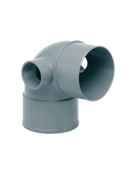 Codo 87º PVC triple toma HH. Principal