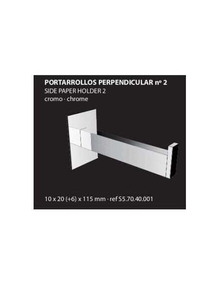 Portarrollos baño perpendicular Nº2 sin tapa STICK. Principal