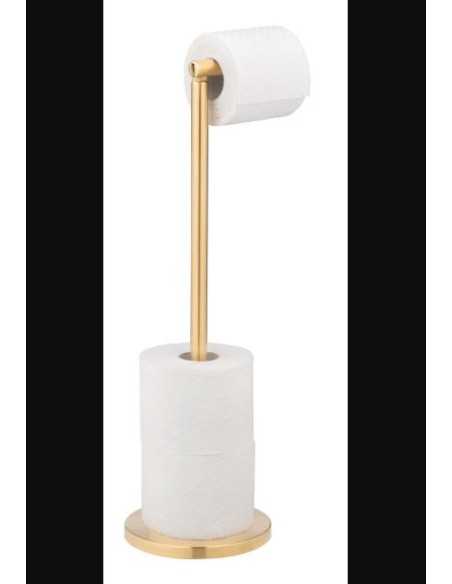 Portarrollos de pie 2 en 1 dorado Wenko. Principal Portarrollos de pie 2 en 1 dorado Wenko. Principal