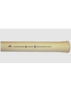 Tubo PVC insonorizado Ø50 mm tira 5 metros. Principal