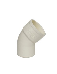 Codo 45º MH PVC insonorizado blanco. Principal