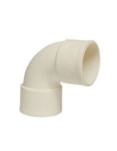 Codo 87º HH PVC insonorizado blanco. Principal