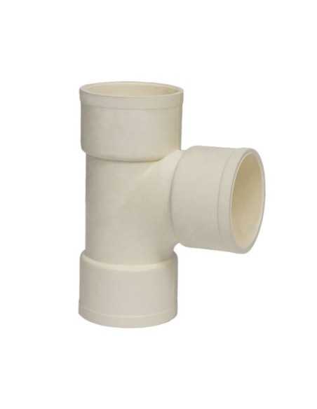 Injerto 87º HH PVC insonorizado blanco. Principal