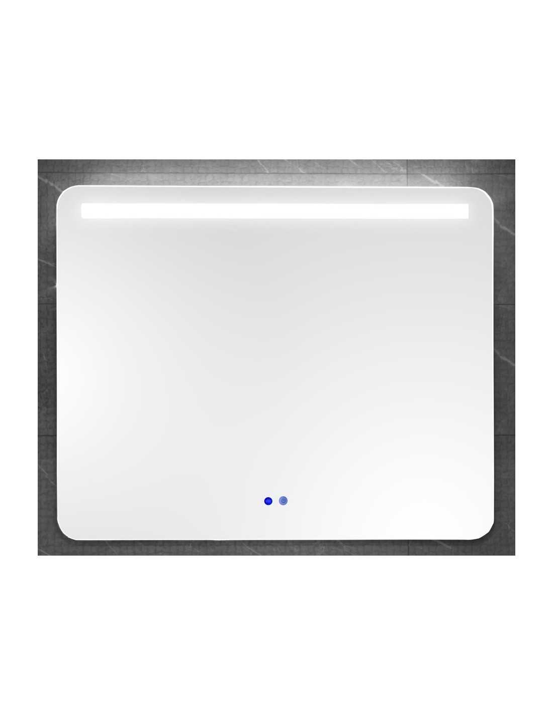 Espejo de baño con luz LED All antivaho , bluetooth, , táctil 100x80 cm